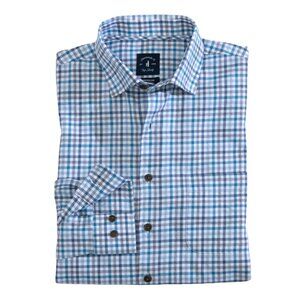 johnnie-O Hamilton Top Shelf Button Down Shirt – Barbados Blue